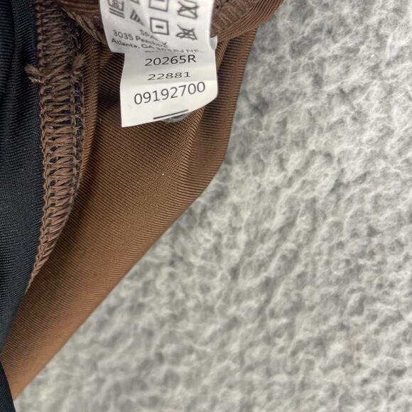 Spanx Animal Print Snake Leggings Womens Jeans Sz XL Brown Stretch Faux Leather - Picture 16 of 16